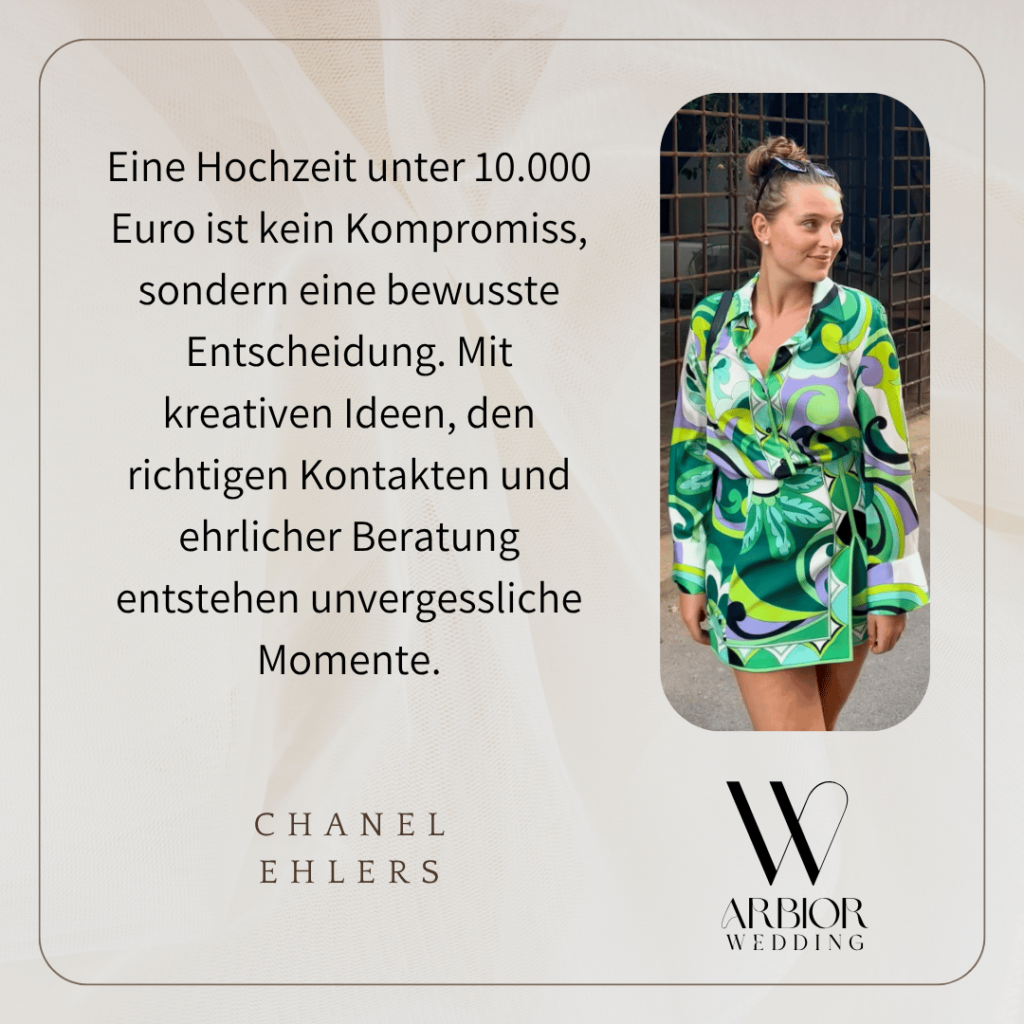Hochzeit unter 10000 Euro - ARBIOR Wedding