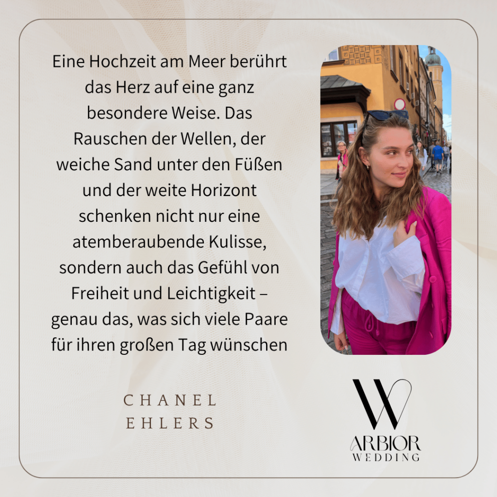 Hochzeiten am Meer mit ARBIOR Wedding