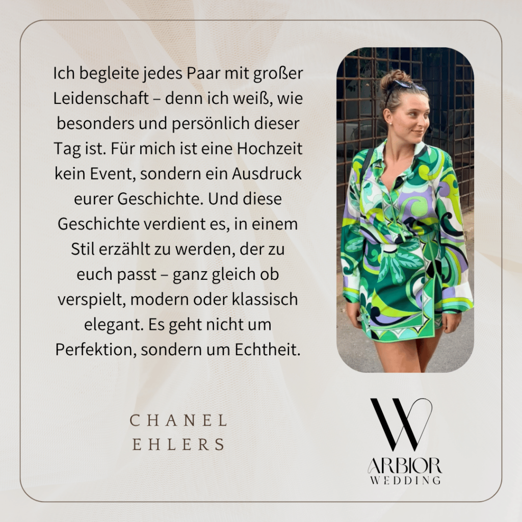 Hochzeitsstil auswählen mit ARBIOR Wedding